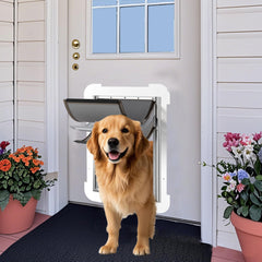 MIAOTONG lock panel closeup highlighting secure pet access control