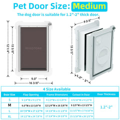 MIAOTONG energy efficient insulated flap maintains indoor temperature