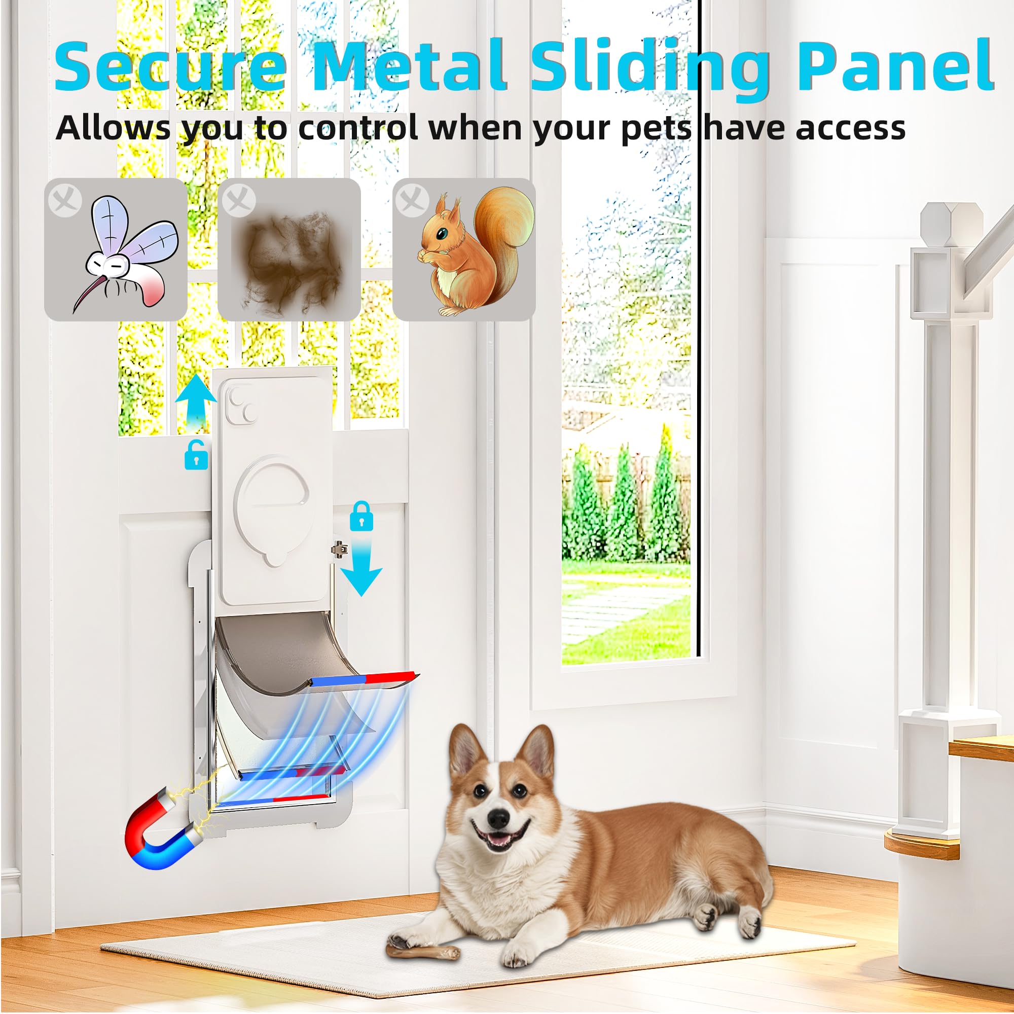 MIAOTONG telescoping tunnel demonstrates adjustable fit for door thickness