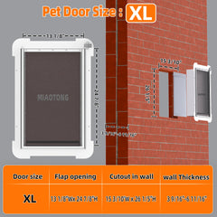 MIAOTONG wall installation template demonstrates easy cutout guidance for DIY setup