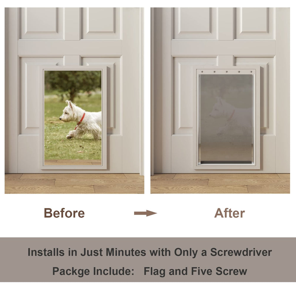 MIAOTONG weatherproof dog door flap flexible durable design