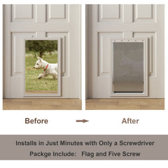 MIAOTONG weatherproof dog door flap flexible durable design
