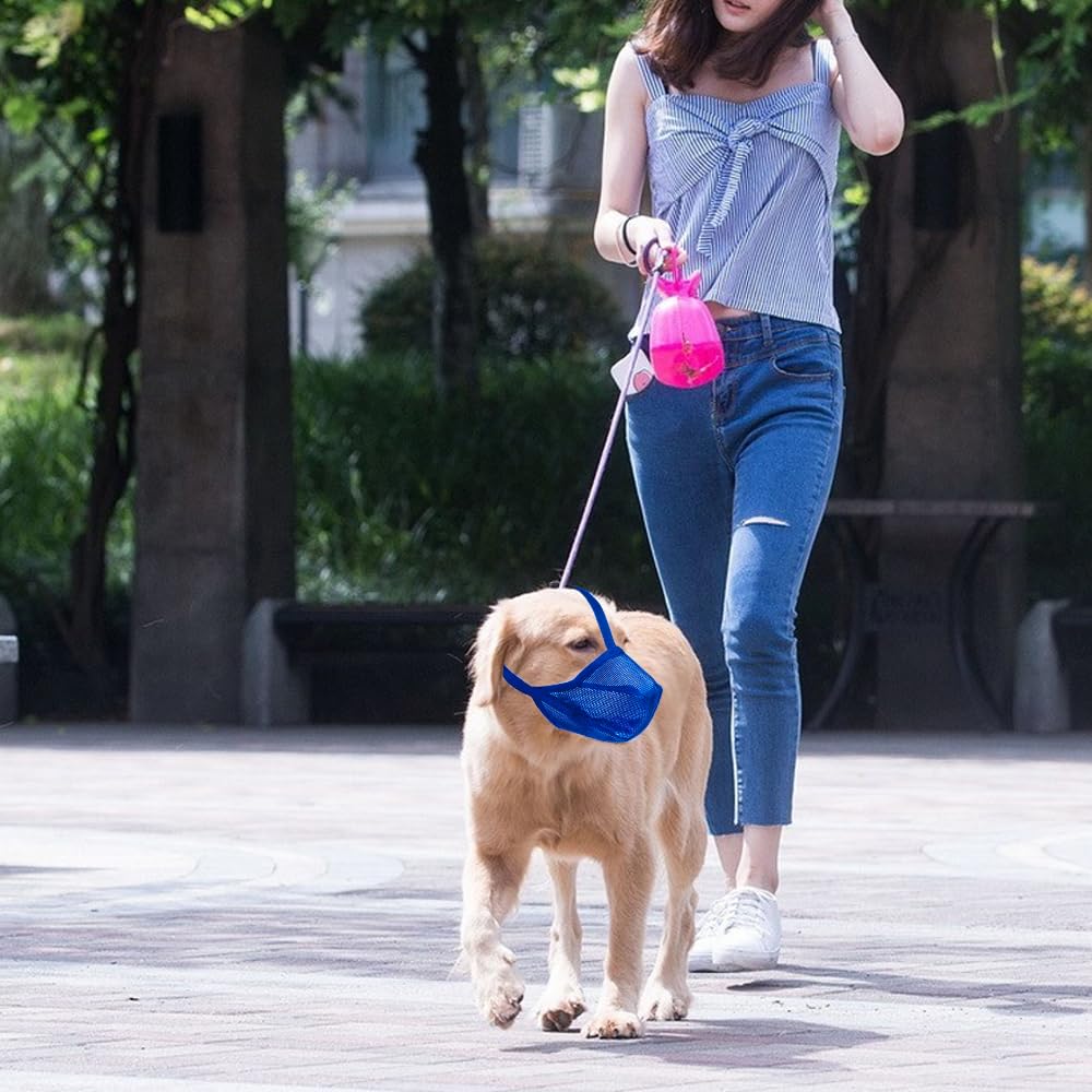 Miavers dog muzzle blue large has machine-washable design for quick maintenance