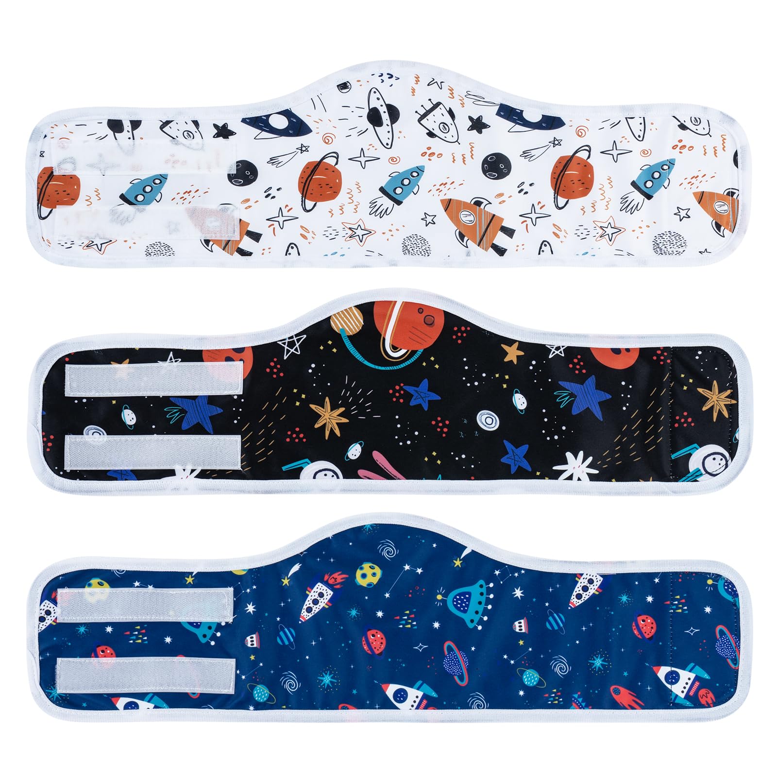 MICOOYO Star Space male wrap on a dog for secure everyday wear.