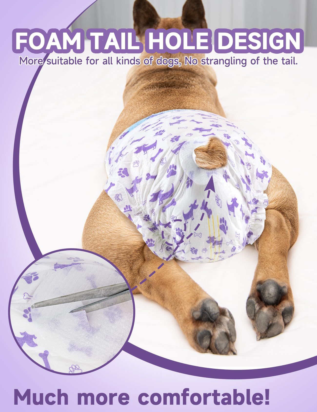 MICOOYO ultra-absorbent core locks in moisture.
