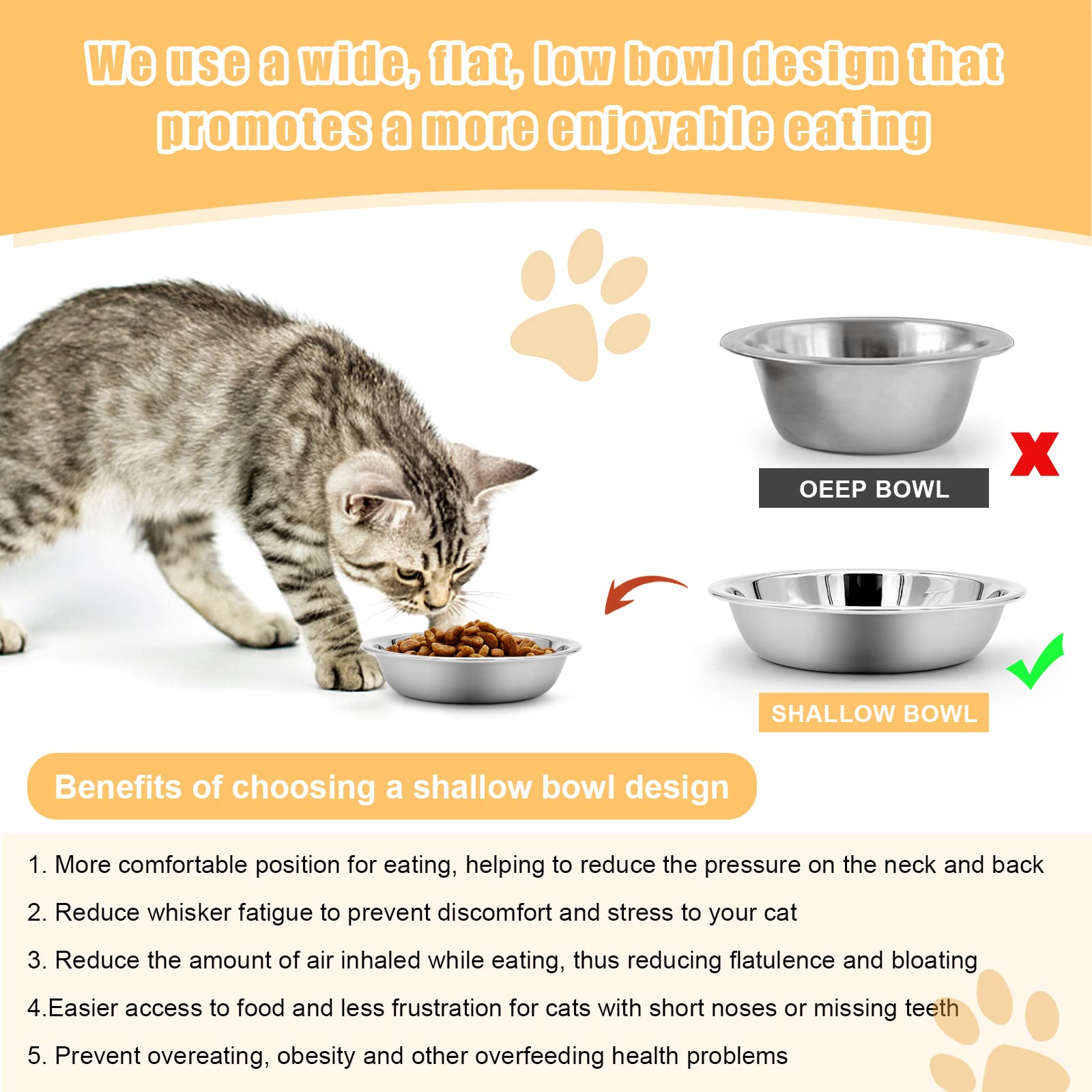 MicoSim stackable cat bowls demonstrate compact storage and portability