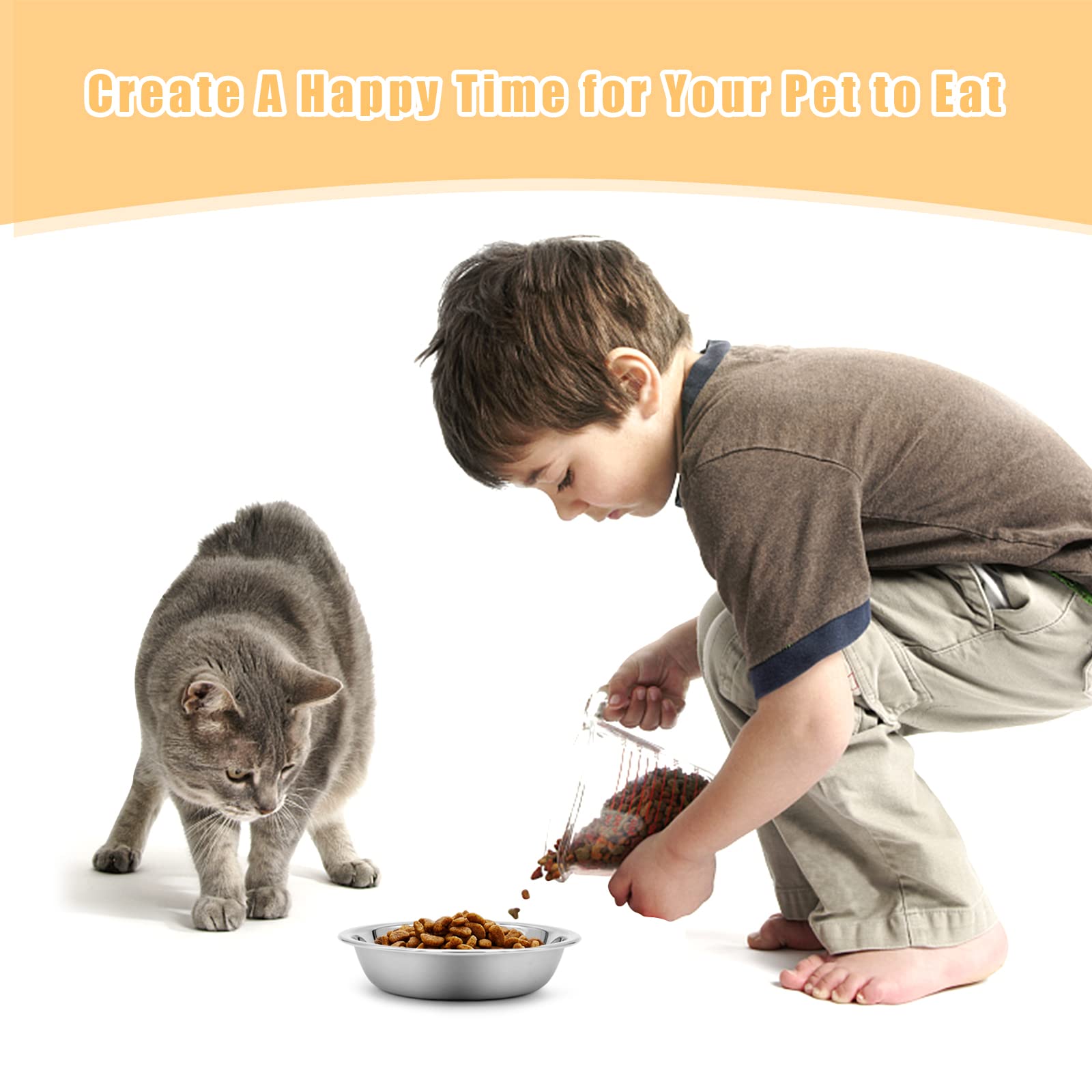 MicoSim easy-clean stainless surface keeps bowls looking new