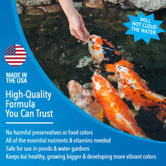 Microbe-Lift MLLSPLG sinking pellets keep water clear during feeding