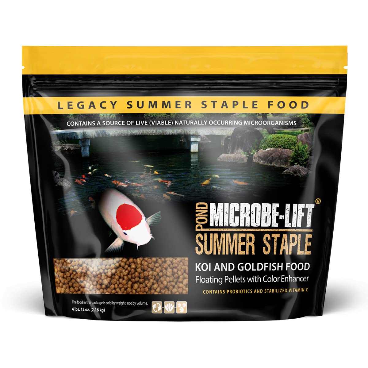 MICROBE-LIFT MLLSSLG packaging for summer pond feeding
