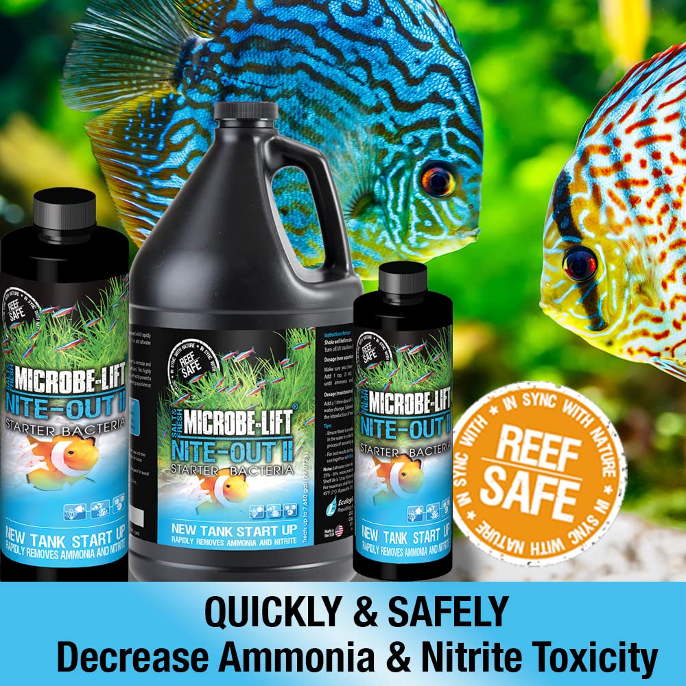 MICROBE-LIFT Nite-Out II bottle pour for quick dosing in aquariums