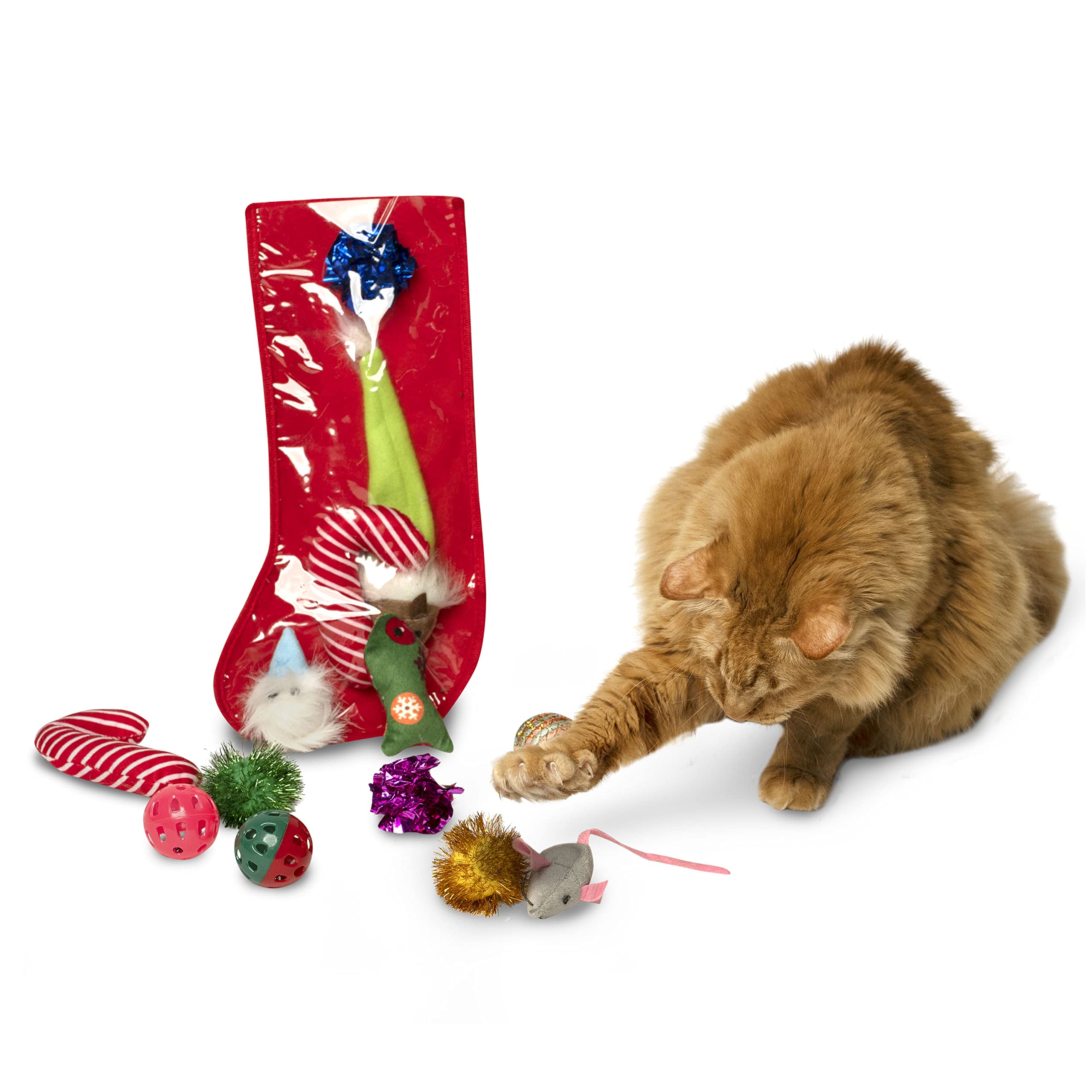 Midlee stocking set shows plush mice for interactive chase and safe, engaging fun