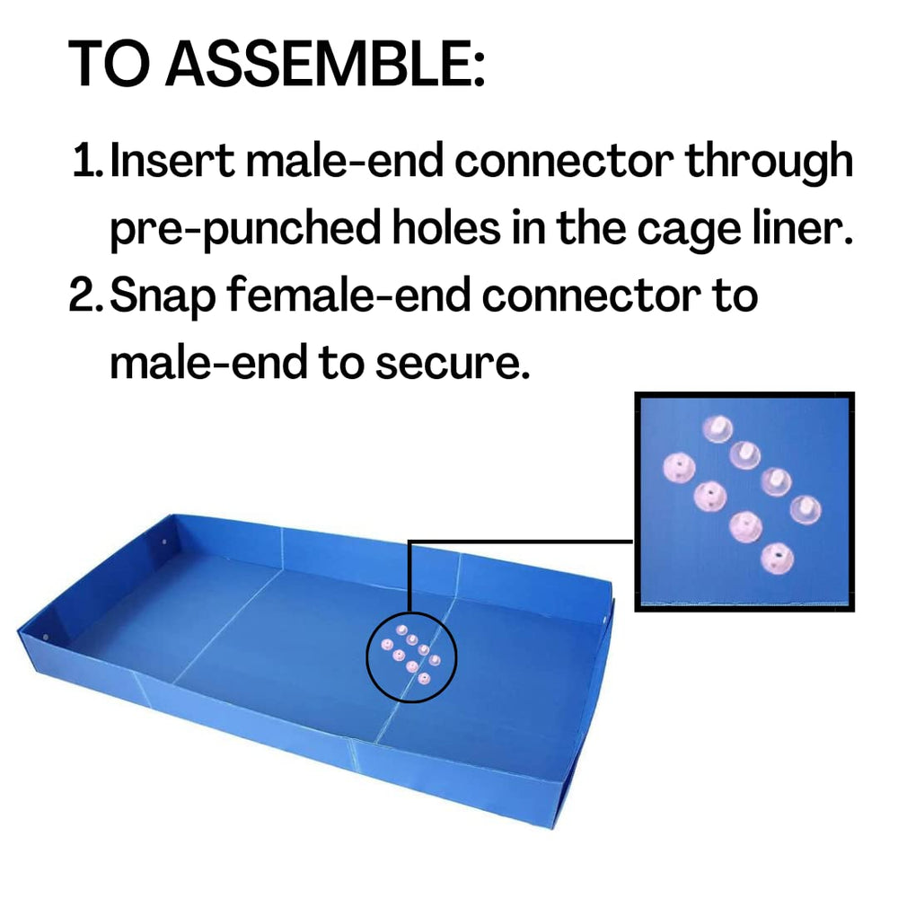 Midlee liner helps keep bedding in place, reducing mess and stress.