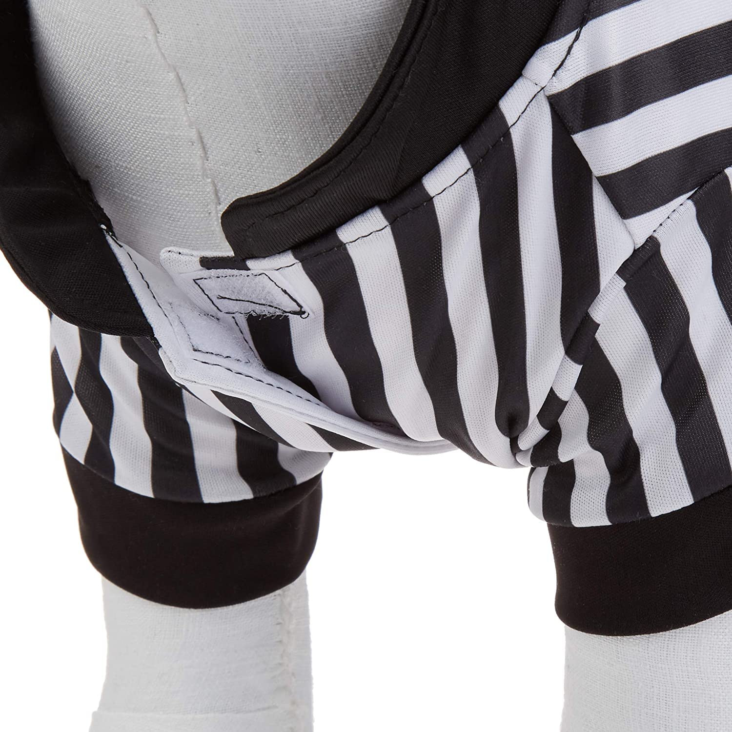 Midlee Referee dog costume in a Halloween party scene for festive styling