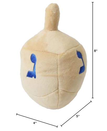 Midlee Dreidel Hanukkah dog toy presented as a thoughtful gift for dog enthusiasts.