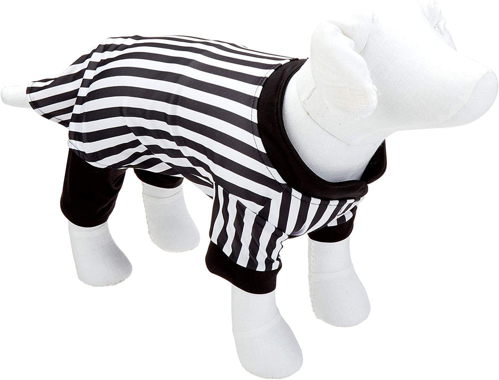 Midlee Referee dog costume back view ideal for party photos