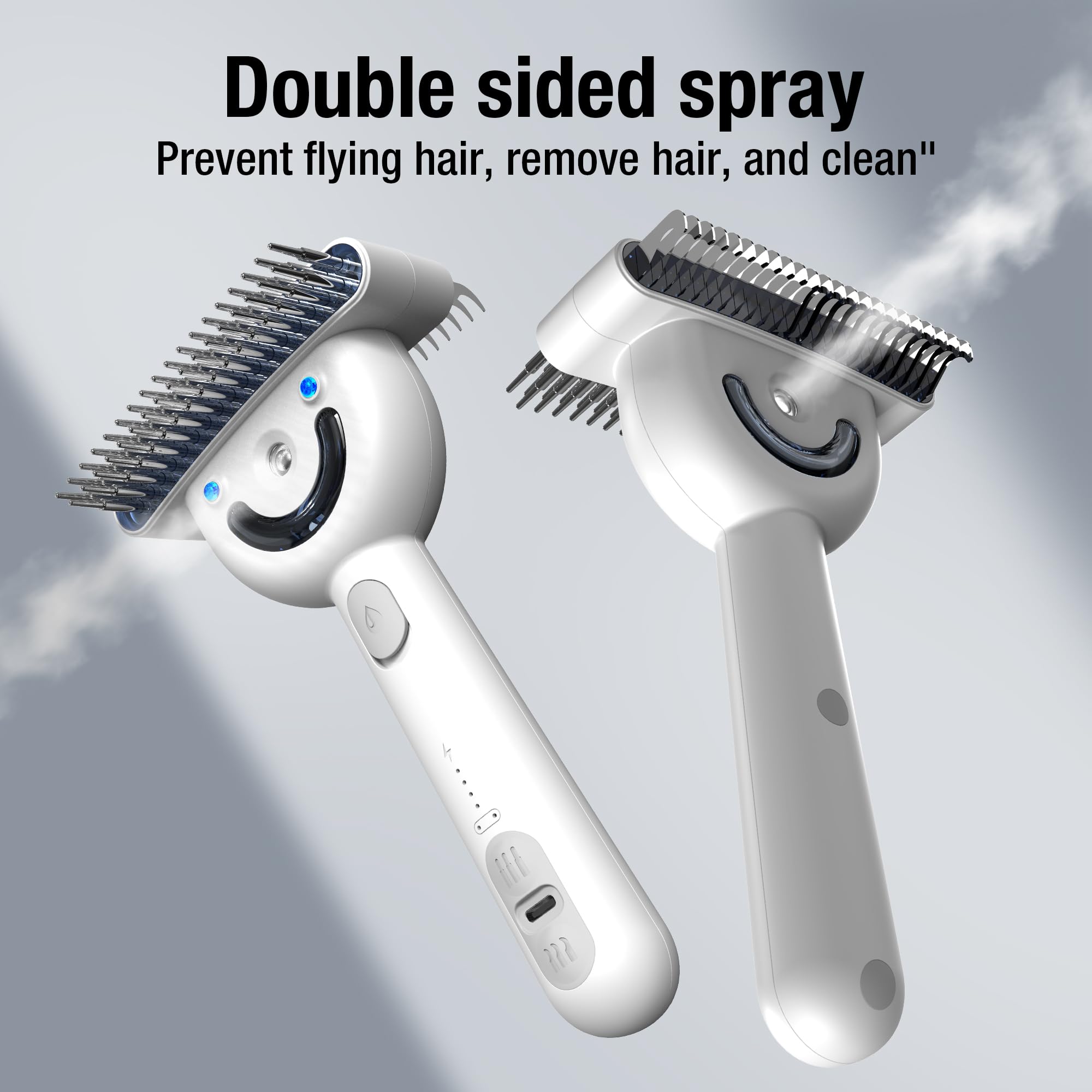 Midodor pet steam brush UV sterilization highlights hygienic grooming.