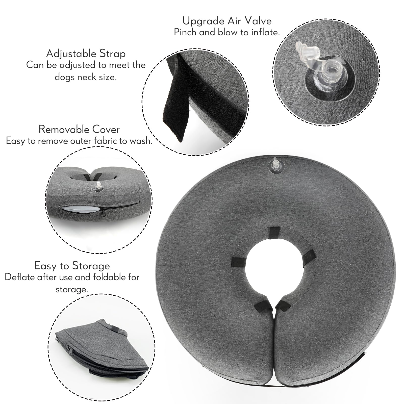 MIDOG brand trust craftsmanship gray dog-cone-2019 reinforces reliable care for pets and owners