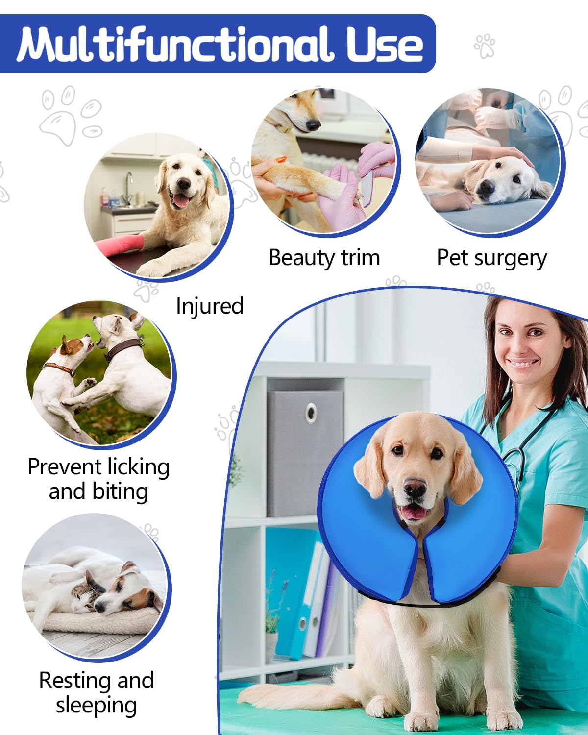 MIDOG cone design enables normal eating and drinking during recovery