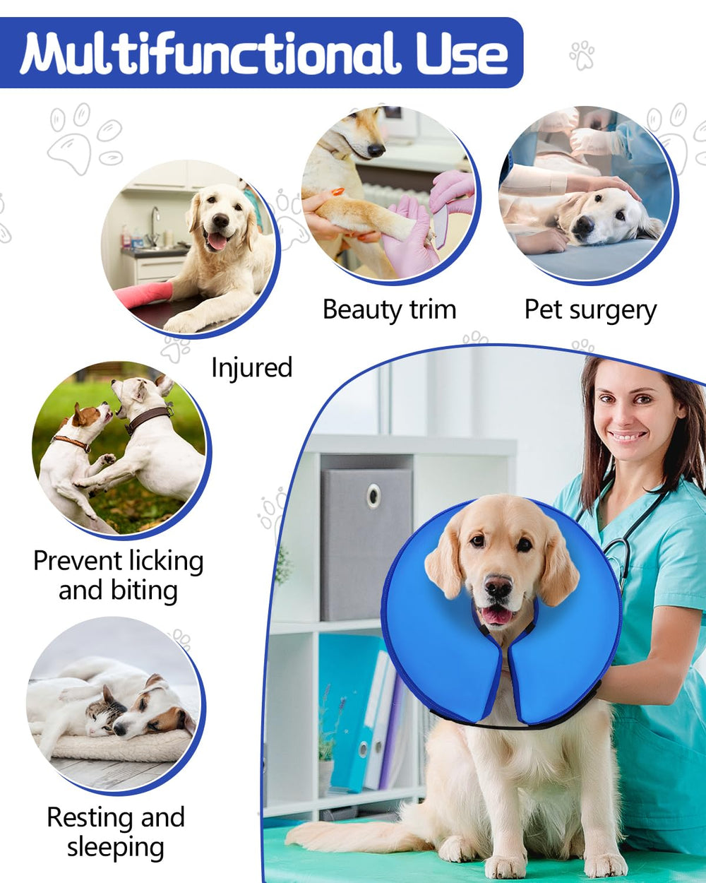 MIDOG cone design enables normal eating and drinking during recovery