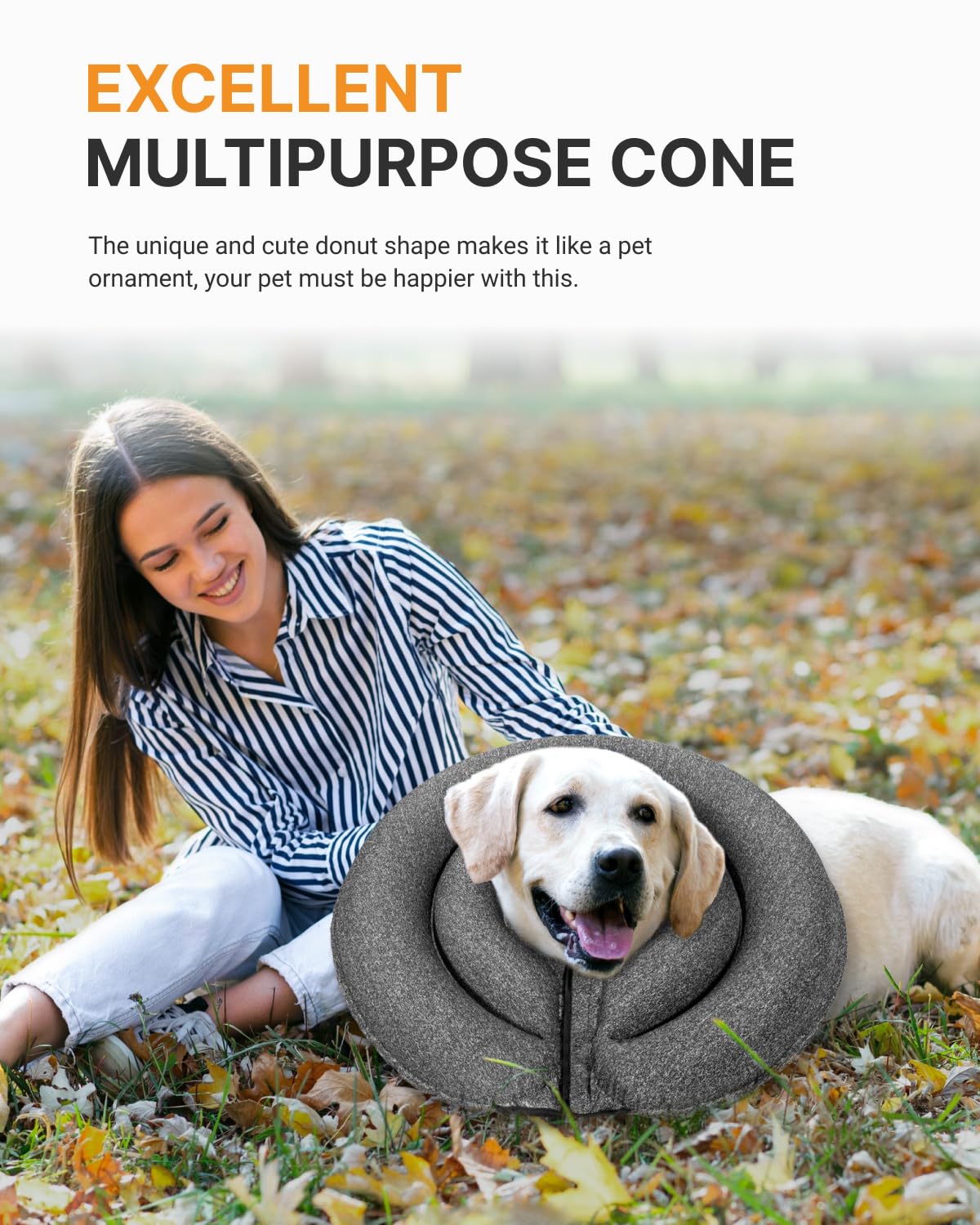 MIDOG donut cone gray adjustable rope buckle for secure fit