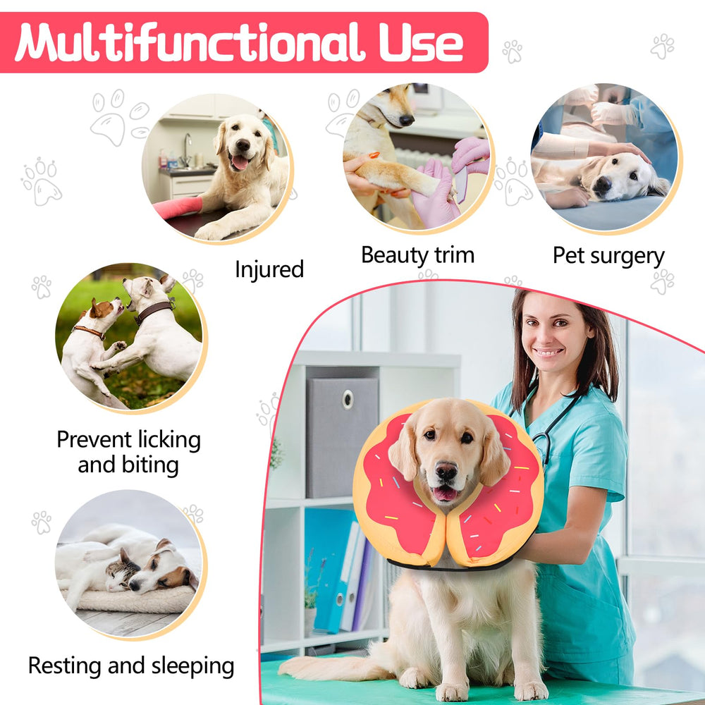 MIDOG donut cone red travel-ready-pack emphasizes portability for recovery on outings.
