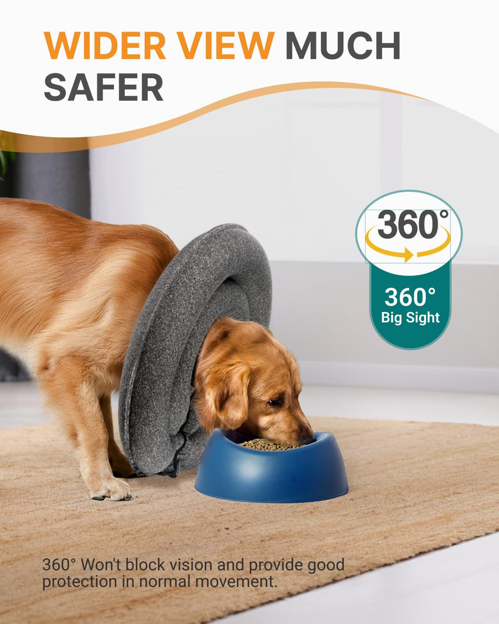 MIDOG donut cone gray vision-friendly design keeps sight lines open