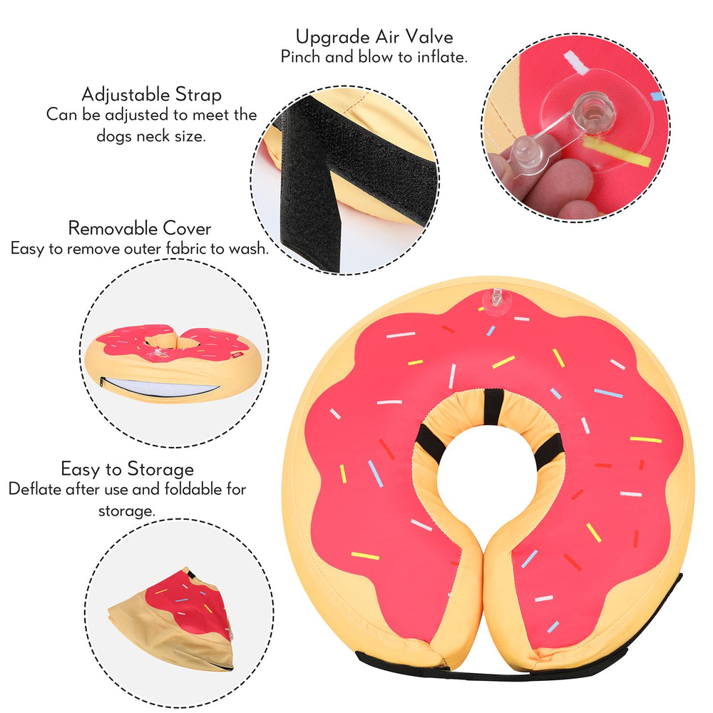 MIDOG donut collar breathable polyester material for comfort