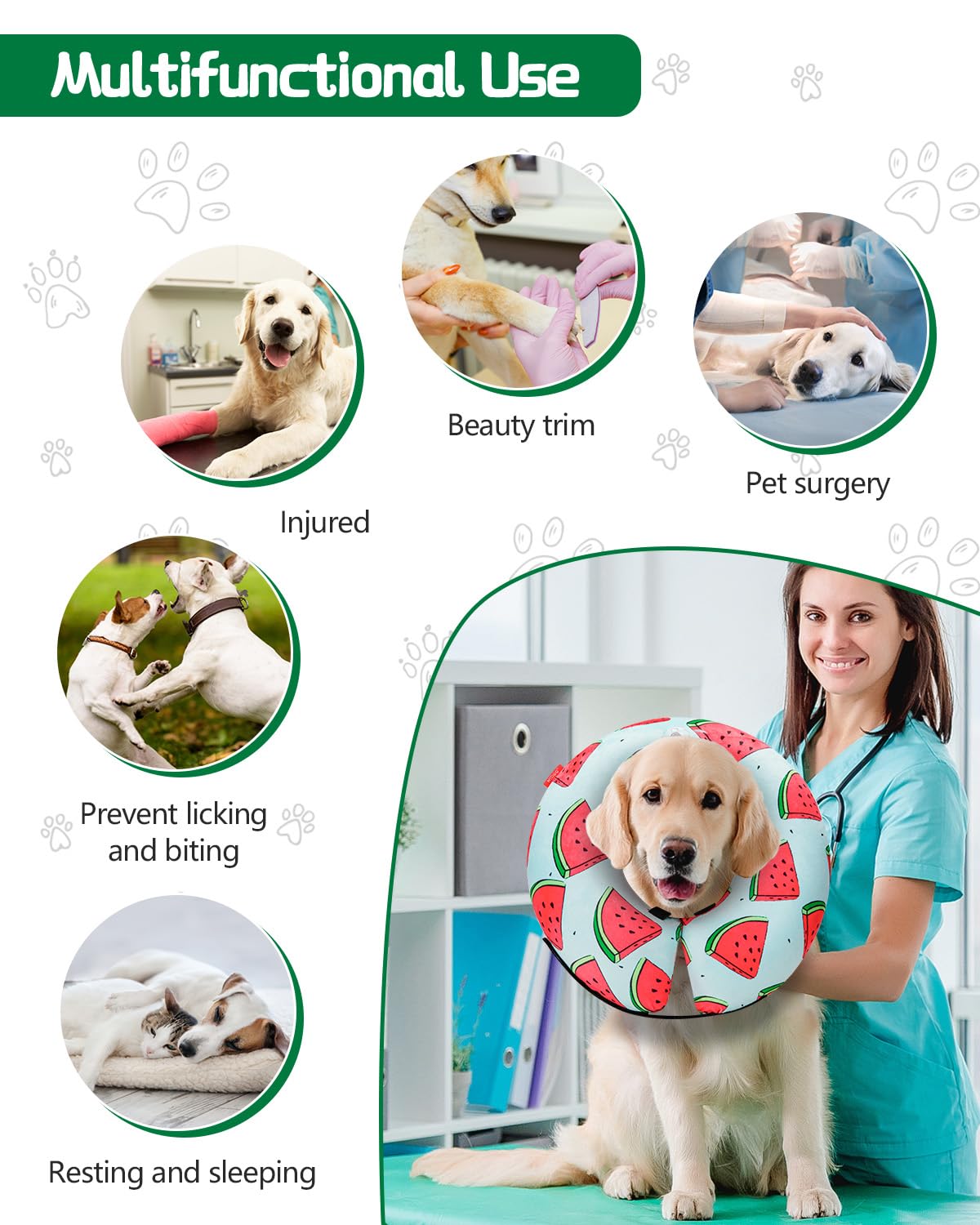 MIDOG inflatable donut cone enables quick deflation for storage.