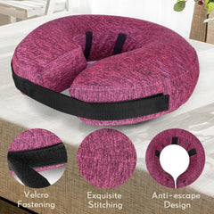 MIDOG inflatable donut cone rose packaged compact for travel and storage