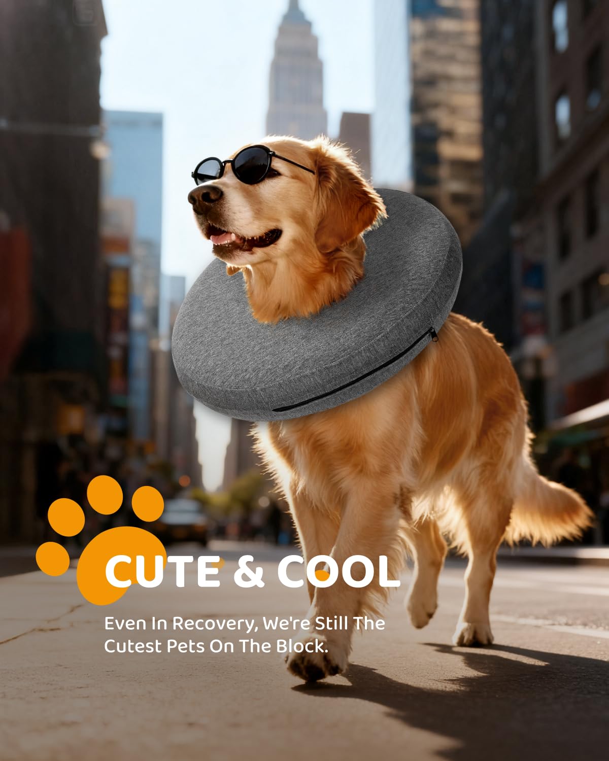 MIDOG removable-washable cover grey for easy hygiene during recovery