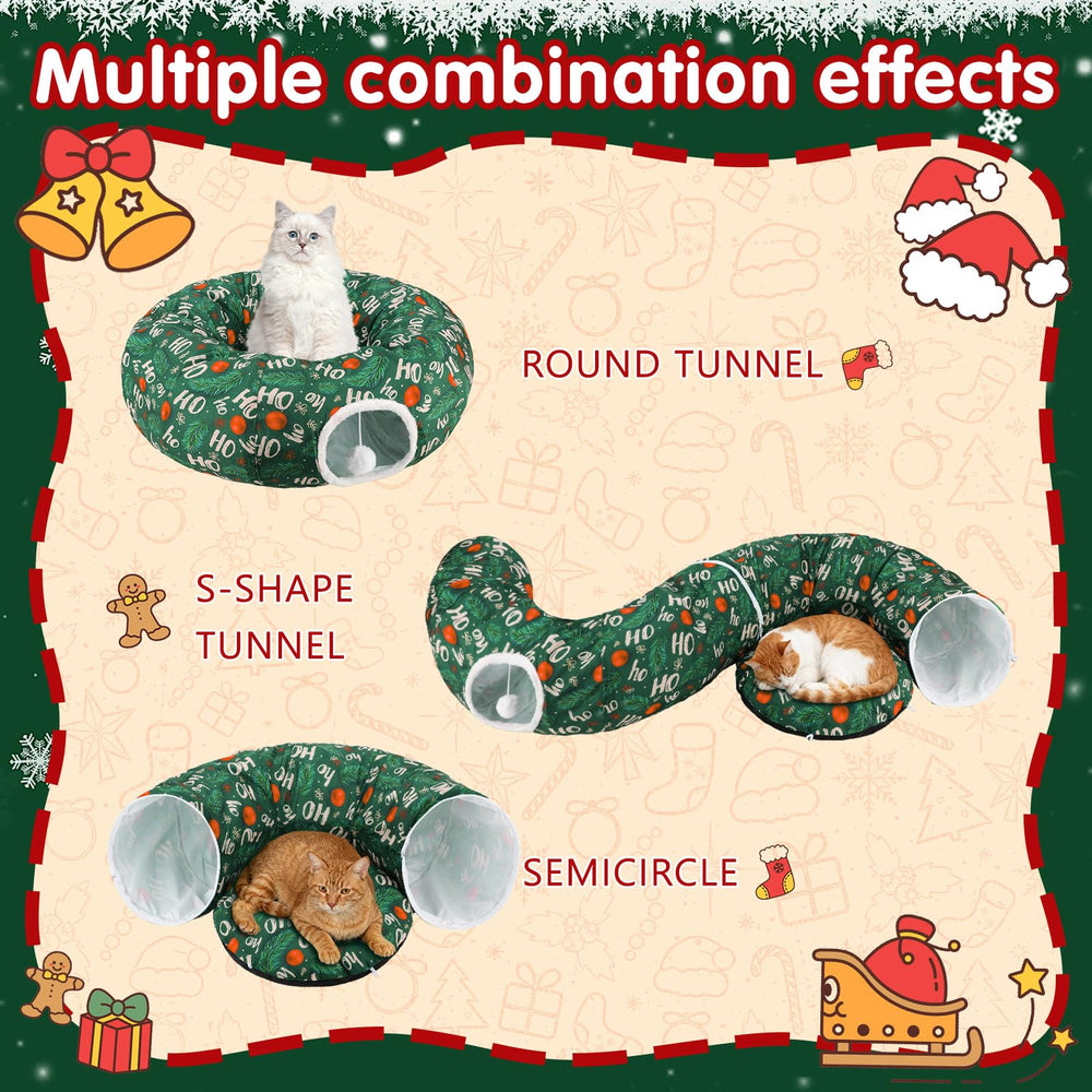 Midollarle cat tunnel assembly options show versatile space-saving setup.