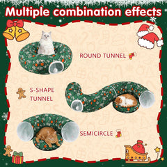 Midollarle cat tunnel assembly options show versatile space-saving setup.