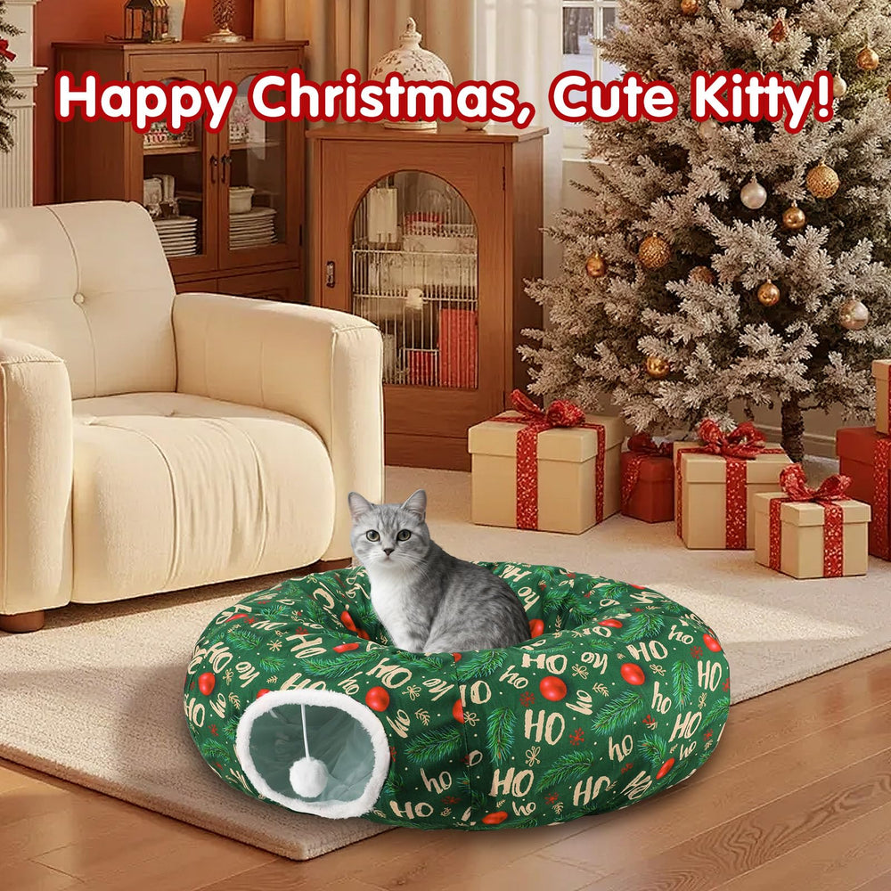 Midollarle large 3ft cat tunnel fits multiple pets without crowding.