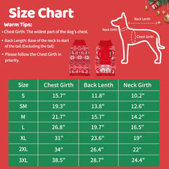 Midollarle extra-large dog Christmas sweater turtleneck detail for windproof warmth on cold walks