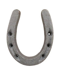 Midwest Craft House horseshoes close-up shows iron texture for vintage charm.