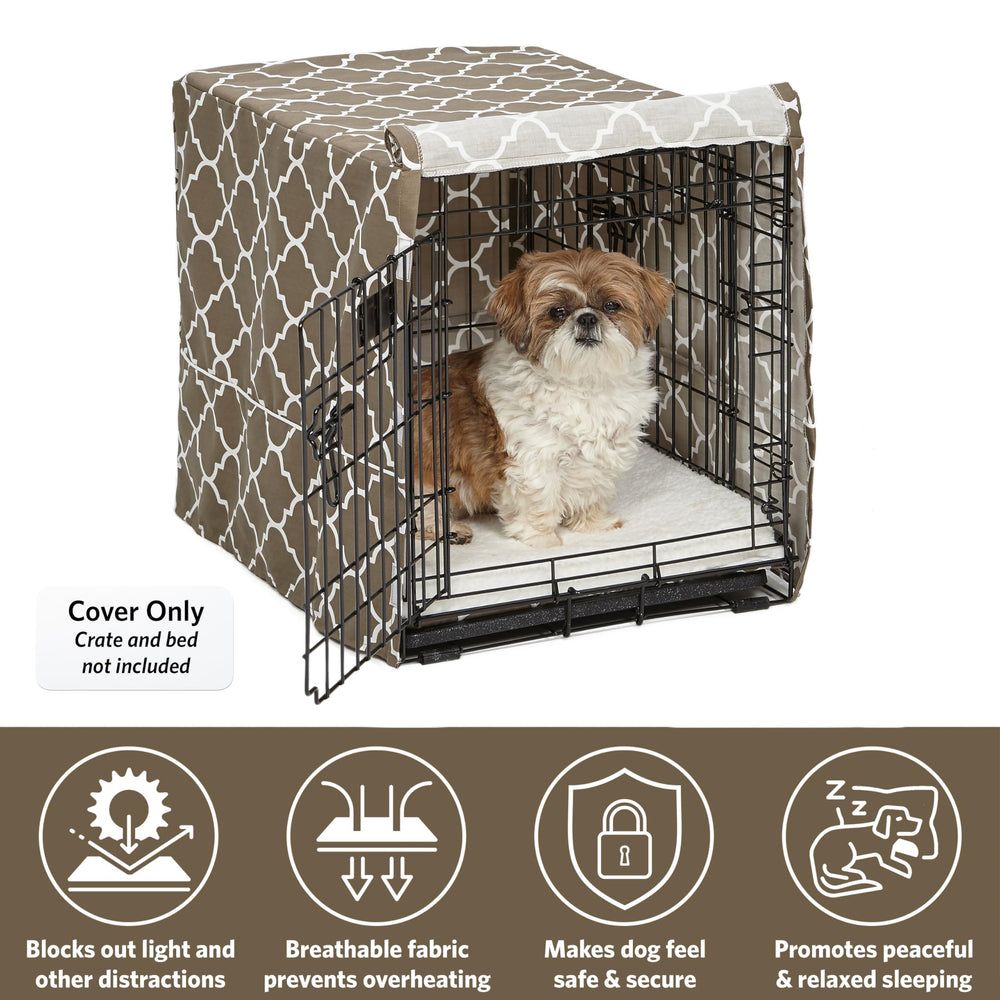 MidWest Homes for Pets crate cover privacy design promotes calm environments.