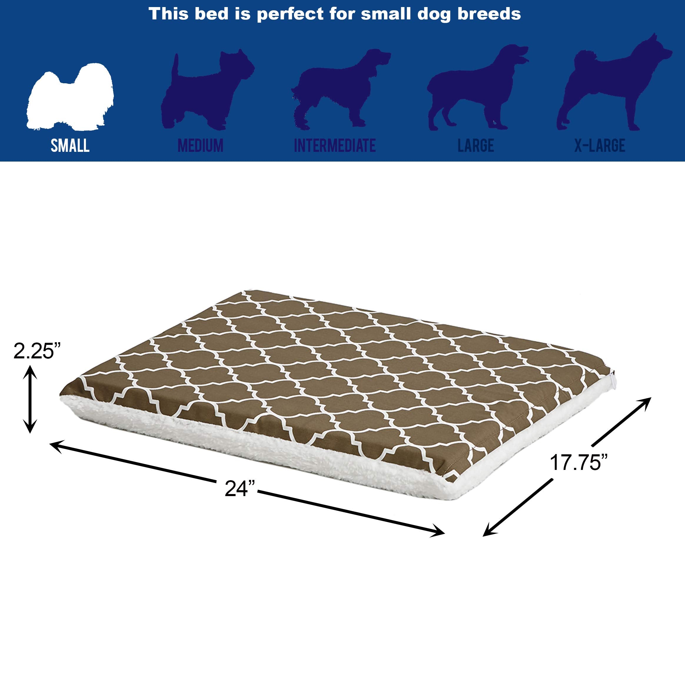 MidWest Homes for Pets Teflon protector – repels stains and dirt for longer freshness.