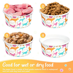 Mifoci cartoon-pattern bowls attract pets during feeding time.