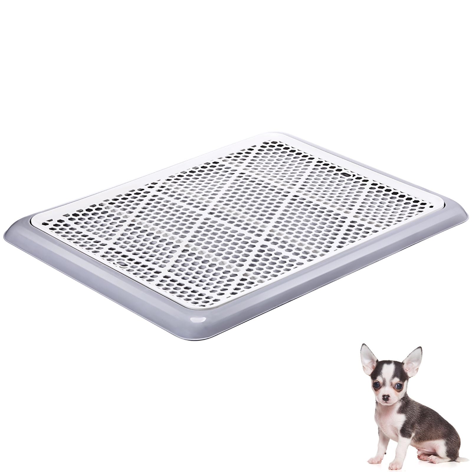 Mifoci dog training pad holder with mesh tray for cleaner indoor spaces