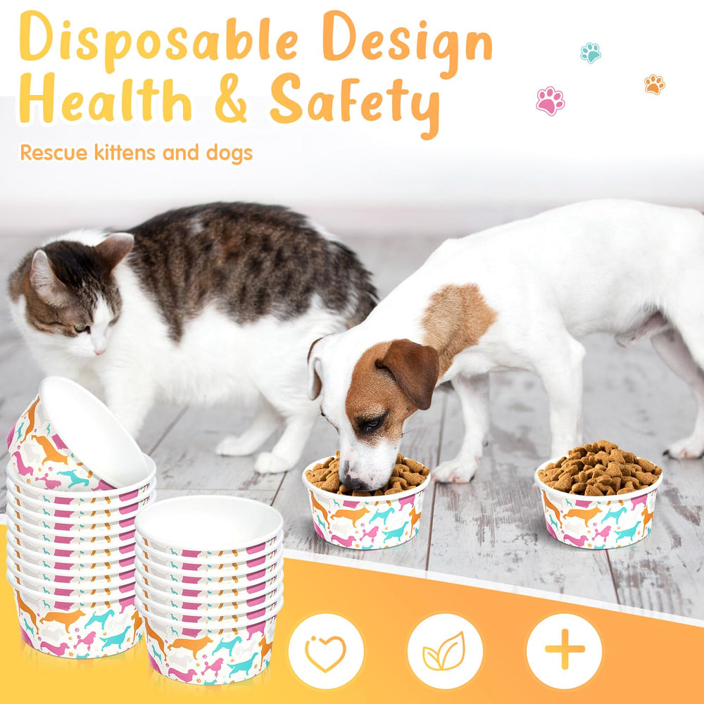 Mifoci bowls for dry or wet food serving for small to medium pets.