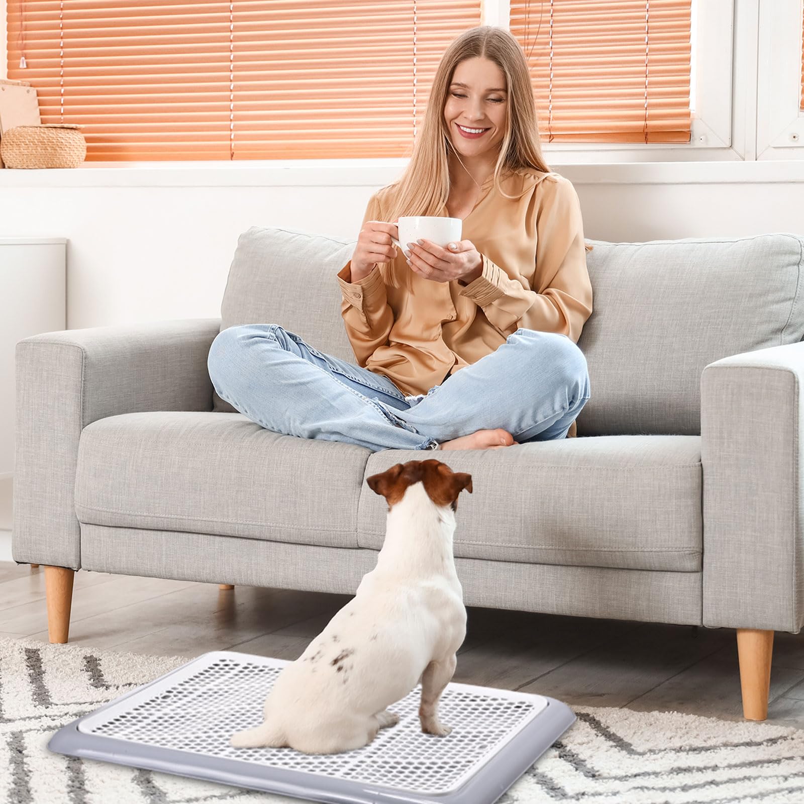 Mifoci indoor-use potty area supports calm, consistent routines
