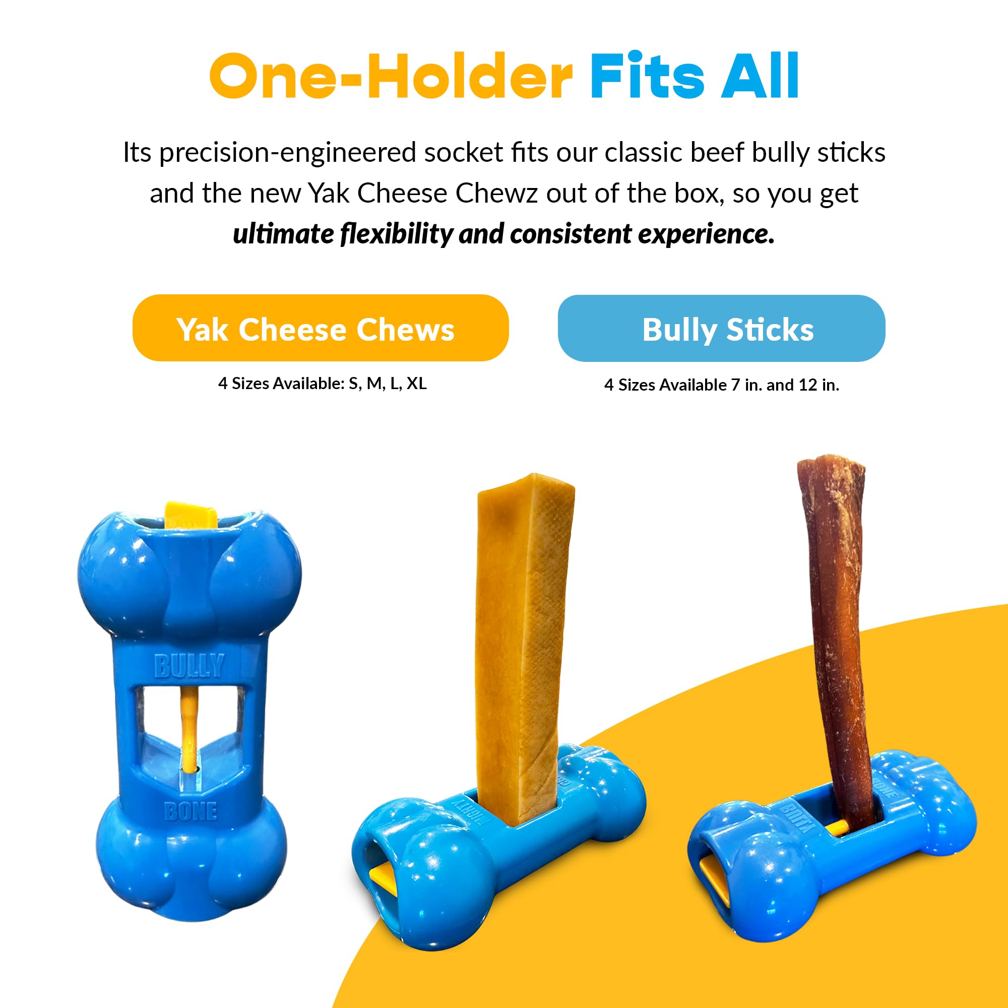 Mighty Chewz different sizes available for various dogs