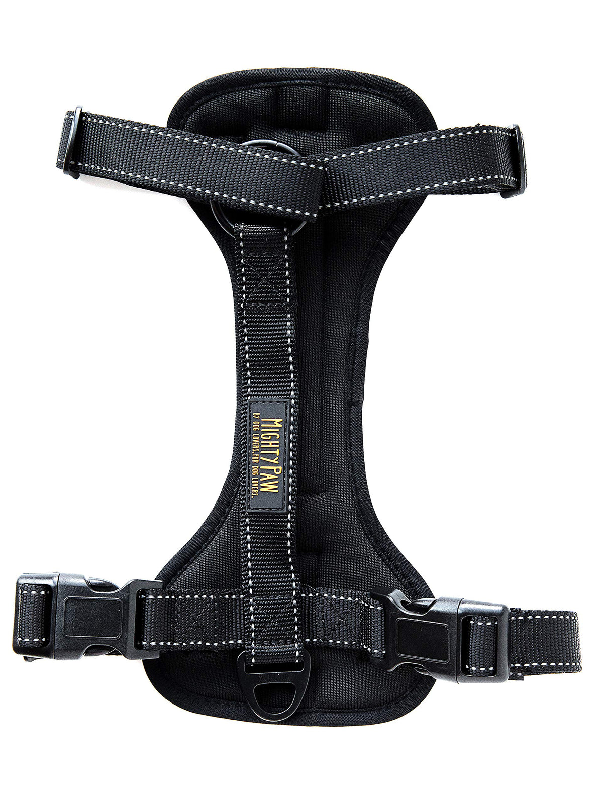 Mighty Paw dog car harness front attachment secures pets during car rides
