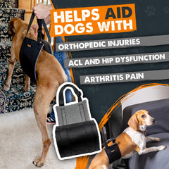Mighty Paw dog lift harness stairs-help aids climbing stairs for seniors