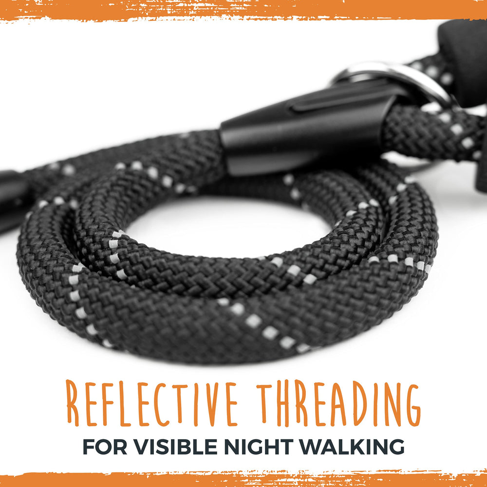 Mighty Paw reflective design enhances visibility during evening walks.