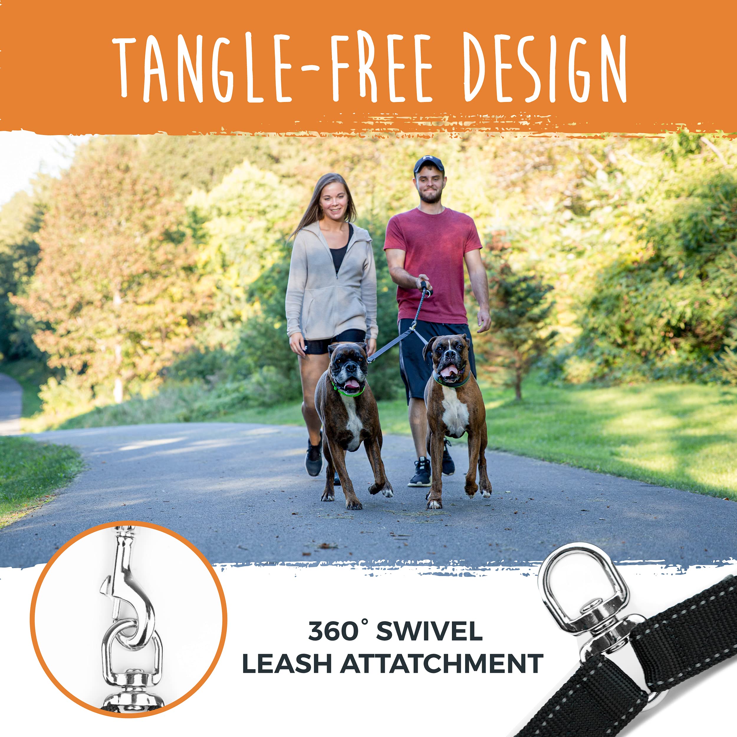 Mighty Paw weather-resistant nylon used for reliable outdoor performance.