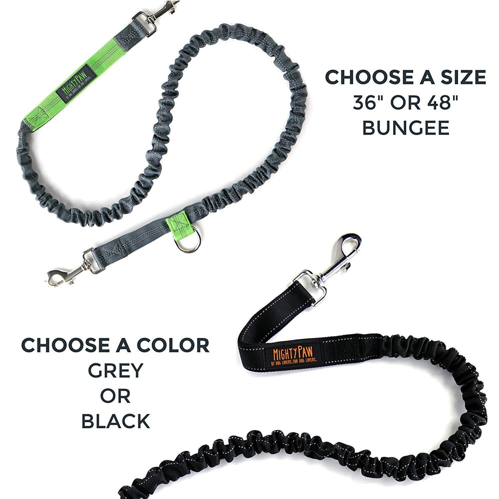 Mighty Paw Hands Free Dog Leash belt attachment view demonstrates quick connection for easy setup.