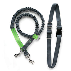 Mighty Paw hands-free dog leash belt setup for secure, effortless hands-free walking.