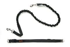 Mighty Paw Hands Free Dog Leash main image shows hands-free walking with a secure waist belt.