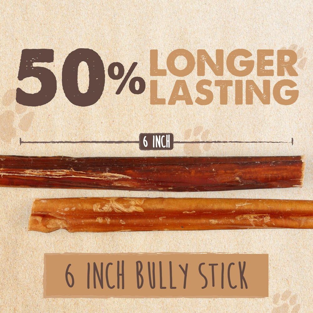 Mighty Paw Naturals bully sticks for small dogs encourage healthy chewing rituals.